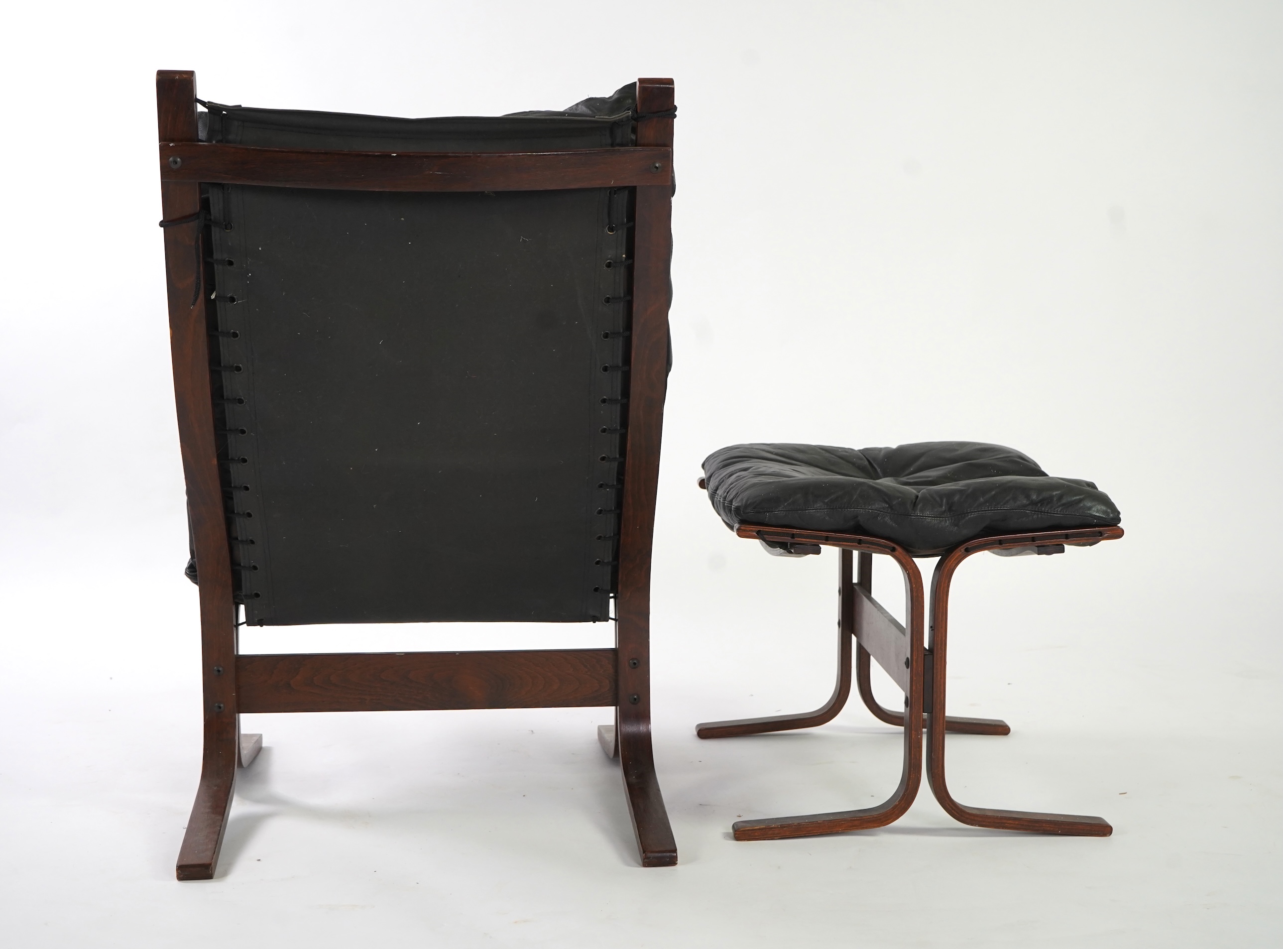 Ingmar Relling (Norwegian, 1920-2002) for Westnofa: A 'Siesta' lounge chair and ottoman